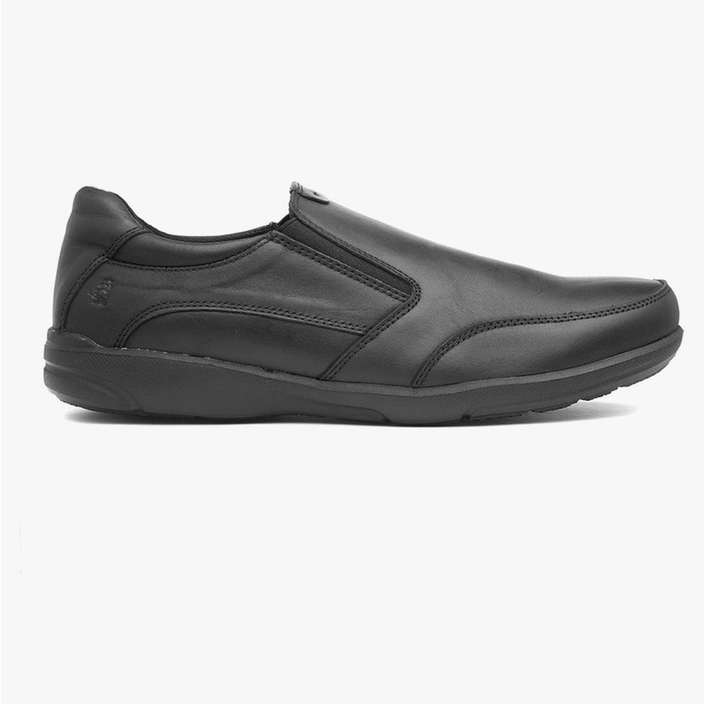 Hush Puppies Black Aaron Slip On Shoes Size 12
